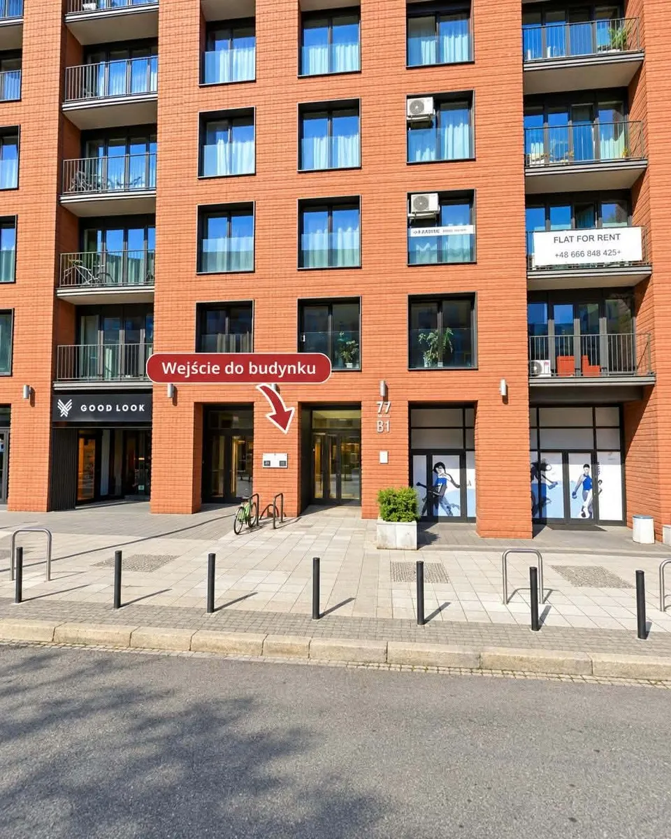 Entrance to the Primavera practice — entrance from Pawia street, building B1, 2nd floor